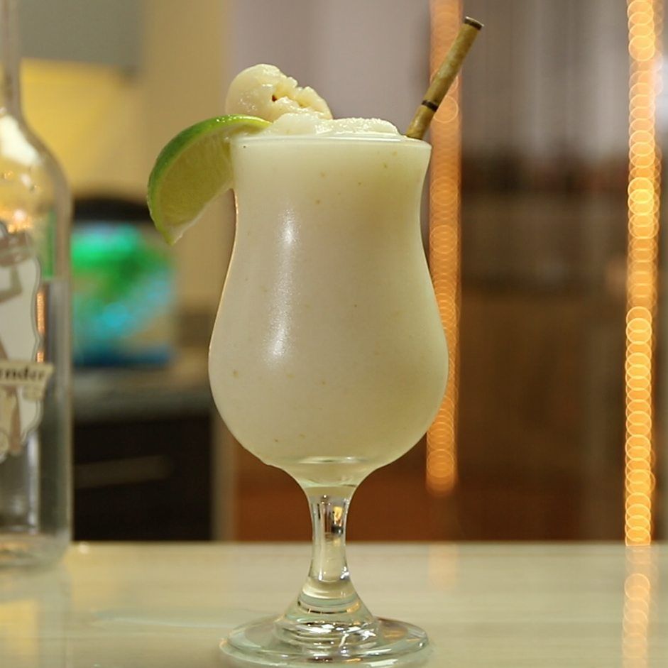 Coconut Lychee Colada Cocktail Recipe