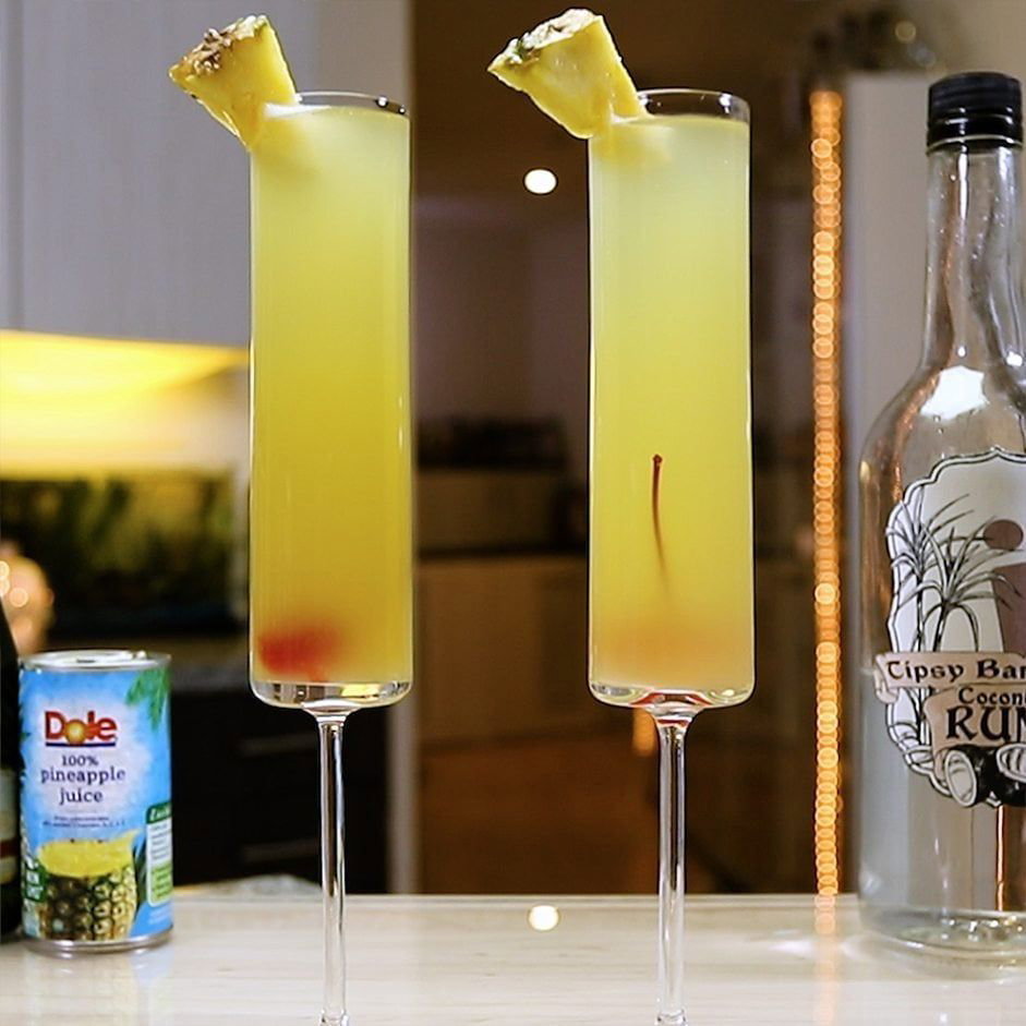 Coconut Pineapple Mimosa