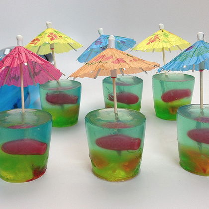 Fishbowl Jello Shots Cocktail Recipe