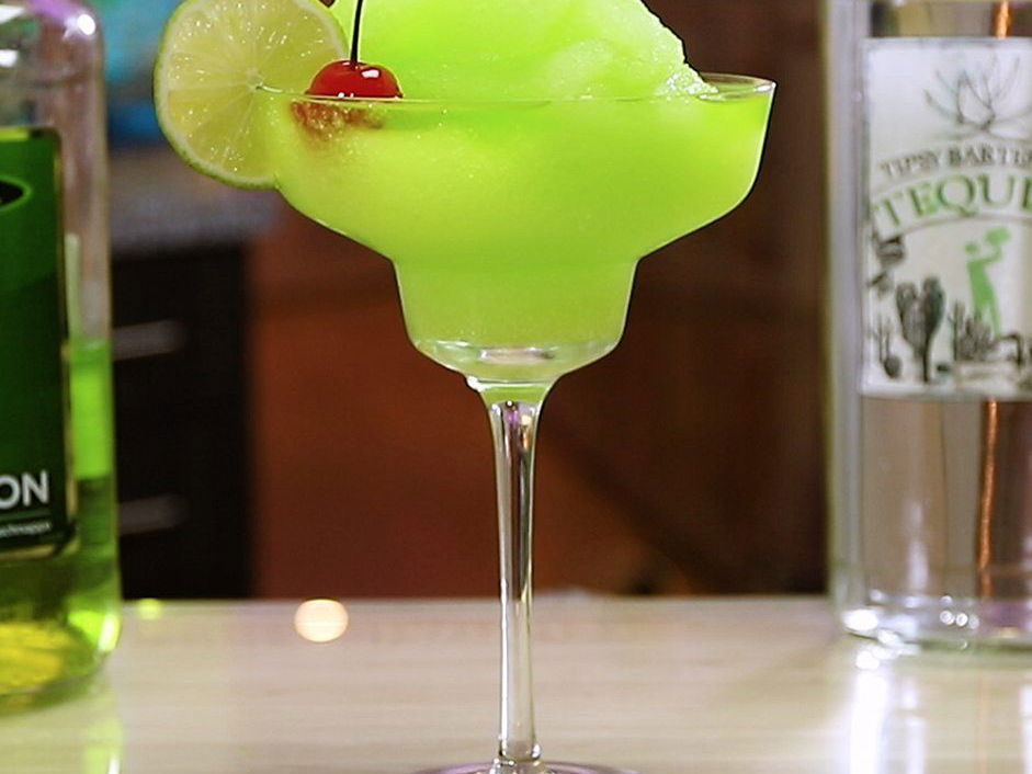 Frozen Midori Sour - Tasty Cocktail Recipes