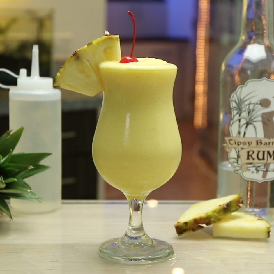 Frozen Pineapple Daiquiri Cocktail Recipe
