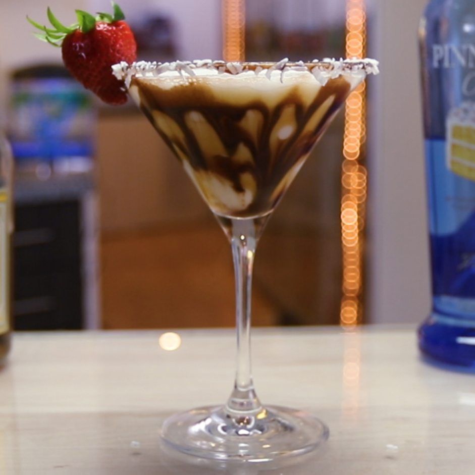 German Chocolate Cake Martini Cocktail Recipe