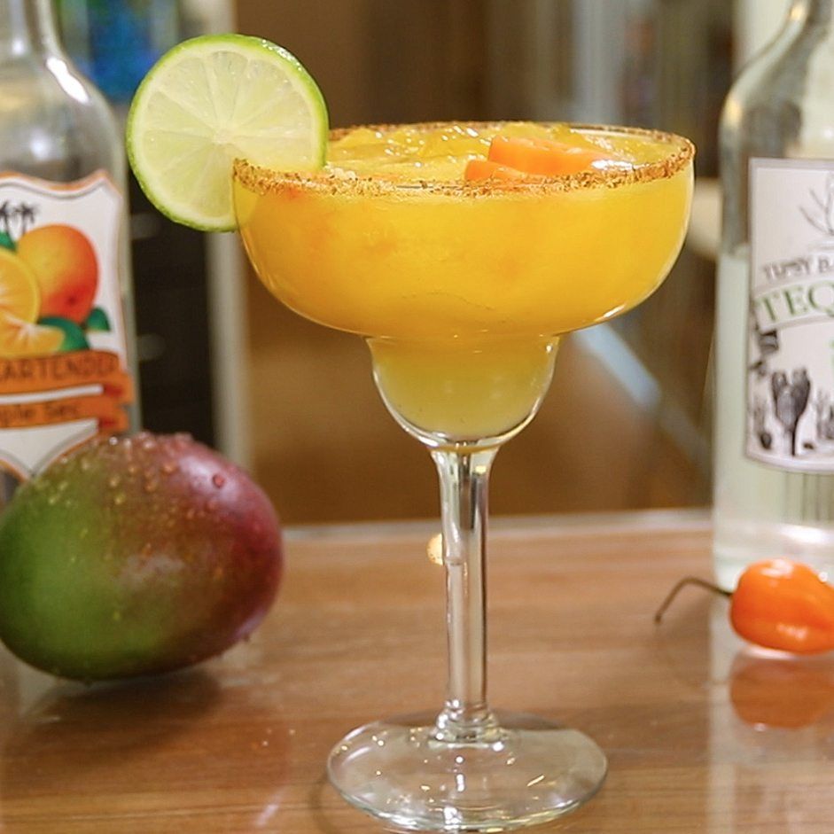 Mango Habanero Margarita Cocktail Recipe