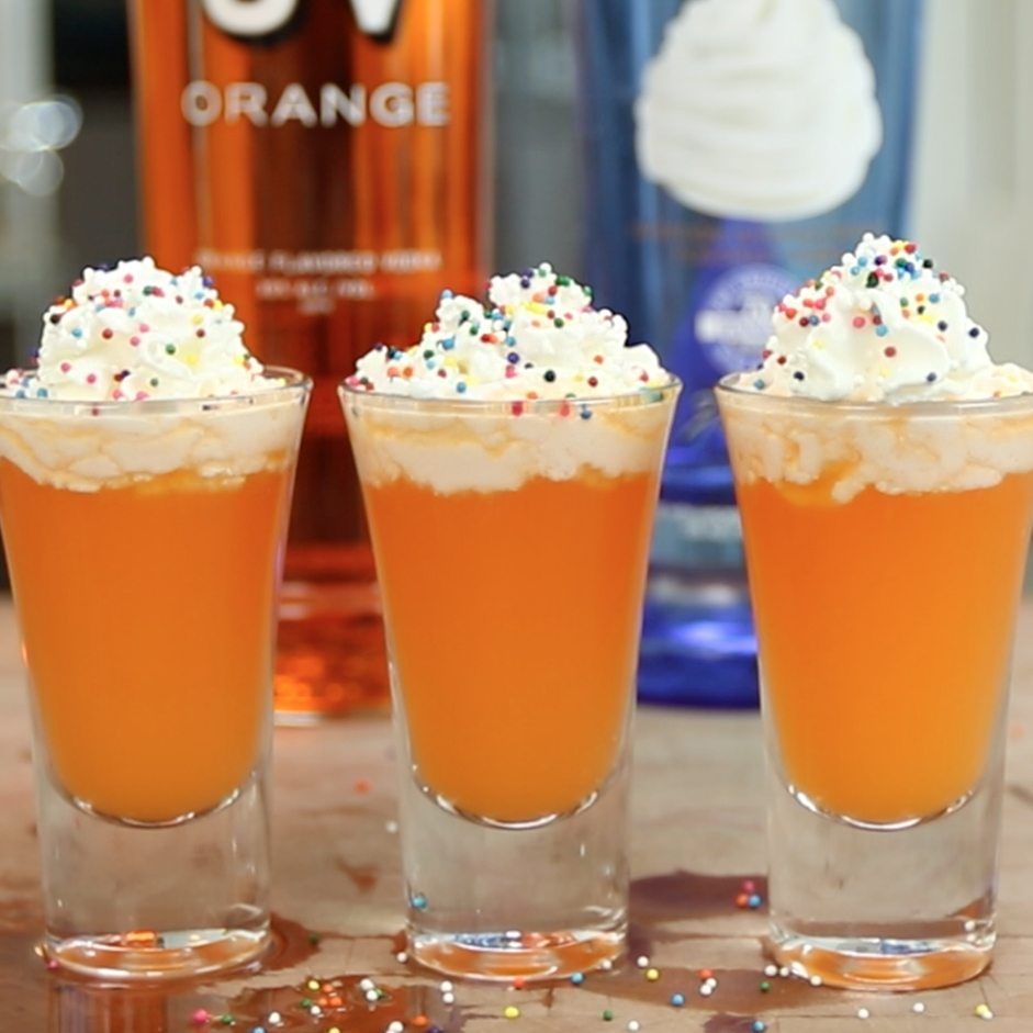 Orange Creamsicle Shots Cocktail Recipe