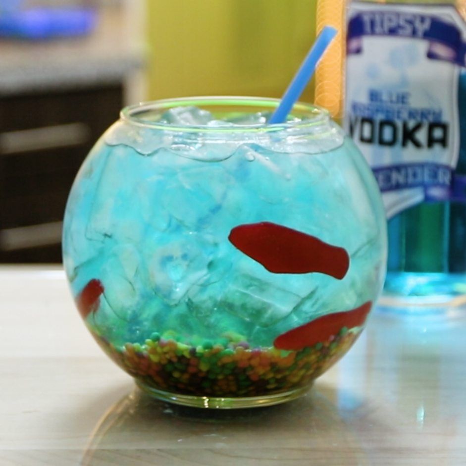 Fish Bowl Drink   Personal Fishbowl 