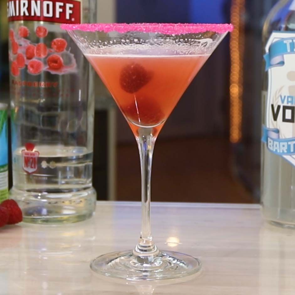 Raspberry Kiss Cocktail Cocktail Recipe