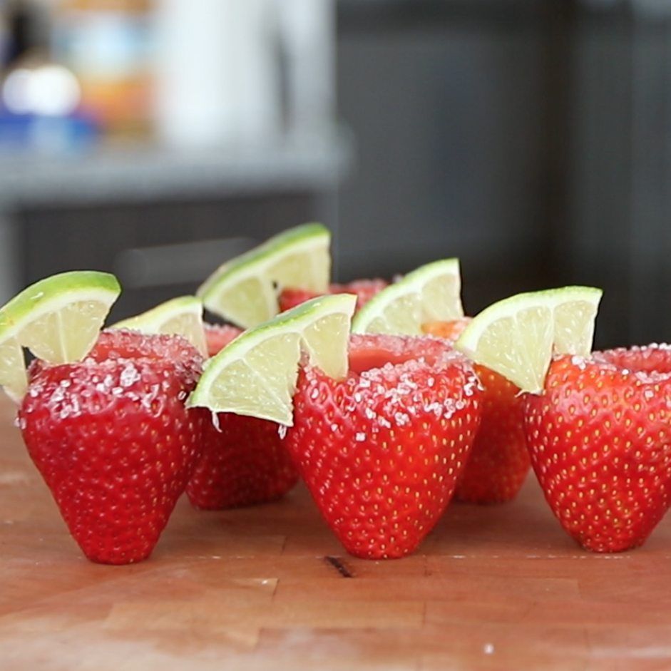 Strawberry Margarita Jello Shots Cocktail Recipe