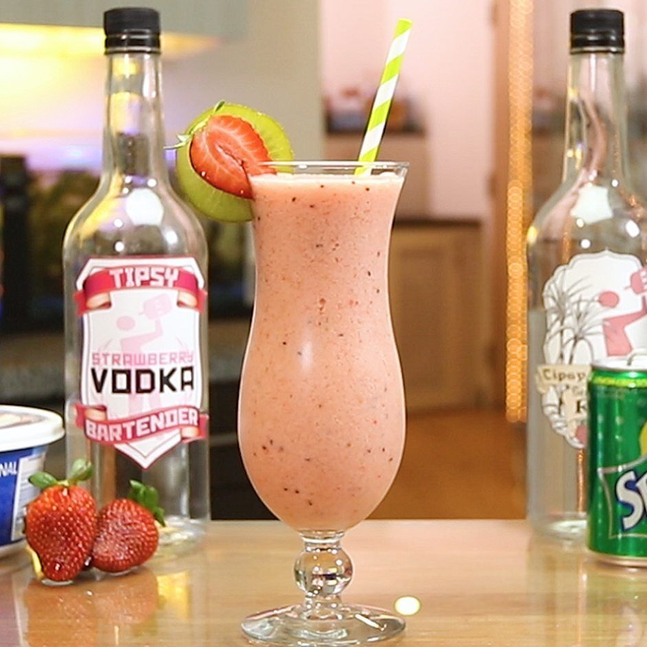 Triple Strawberry Chill Cocktail Recipe