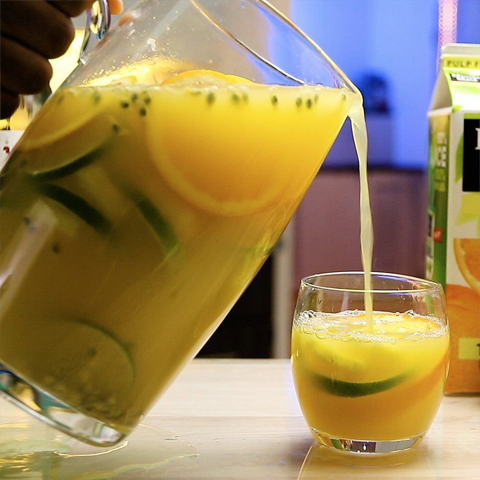Tropical White Wine Sangria