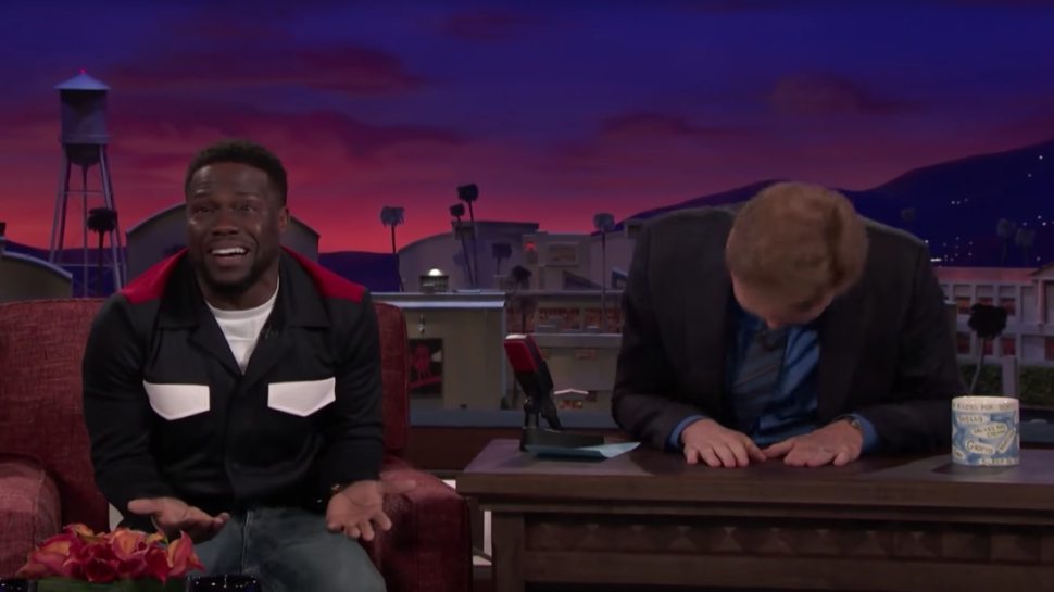 Kevin Hart Finally Tells His Funny AF Drunk Super Bowl Story on Conan