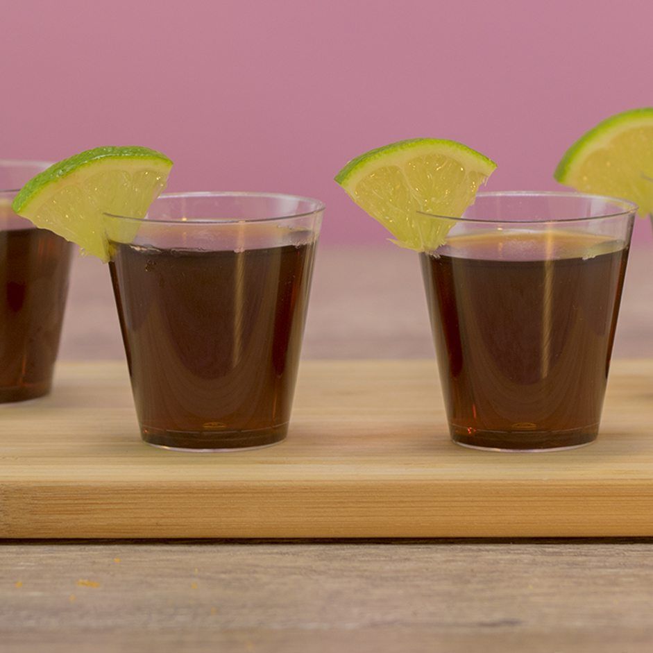 Rum & Coke Jello Shots Cocktail Recipe