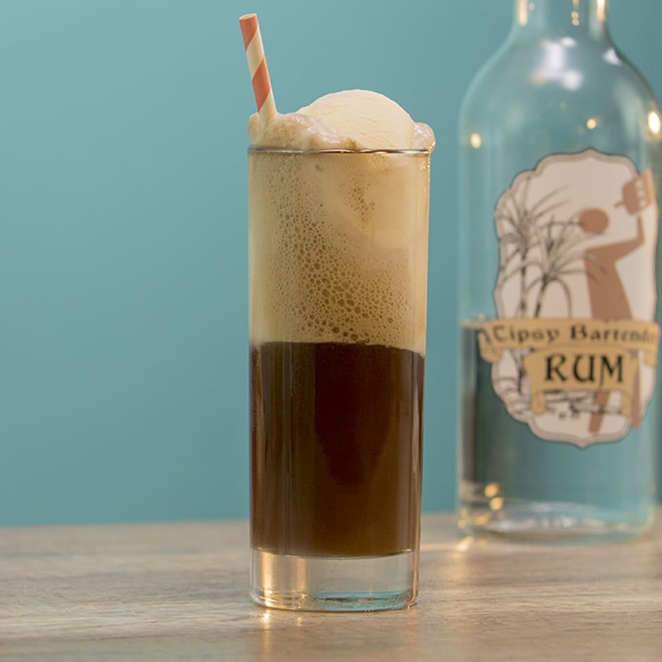 Rum And Coke Ice Cream Float Cocktail Recipe