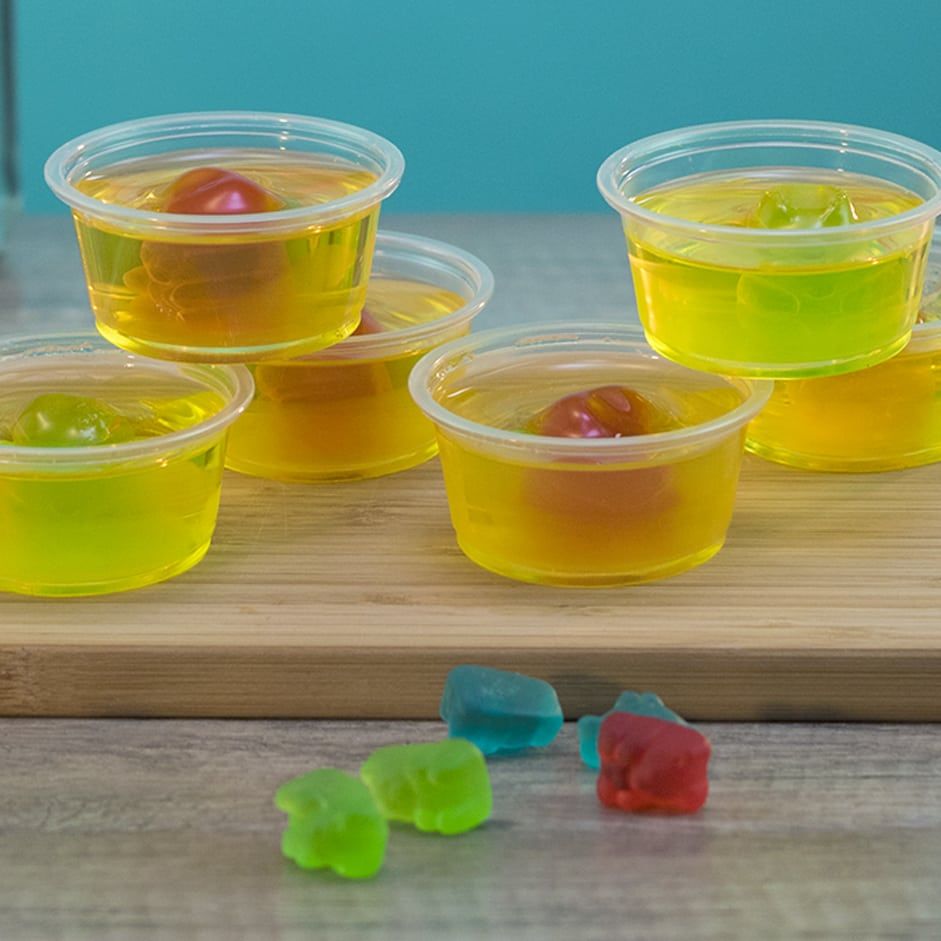 White Gummy Bear Jello Shots Cocktail Recipe 5114