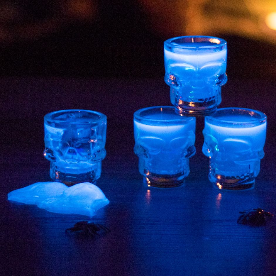 Glow In The Dark Skull Jello Shots Cocktail Recipe