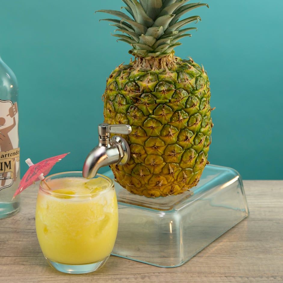 Stylish Ceramic Pineapple Beverage Dispenser