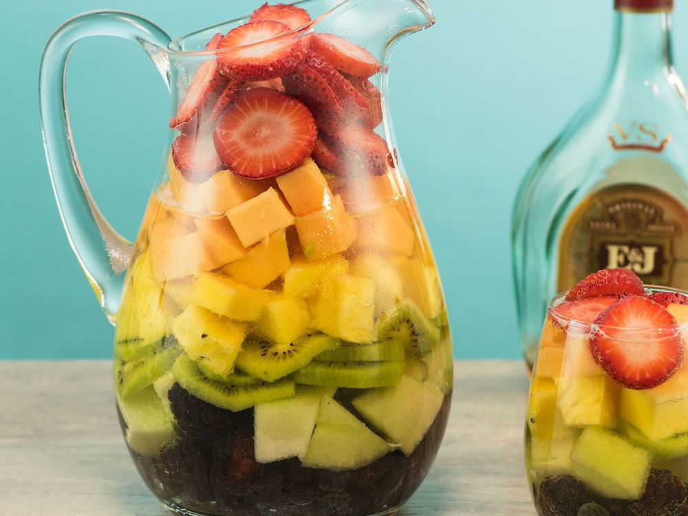 Rainbow Sangria Pitcher Cocktail Recipe