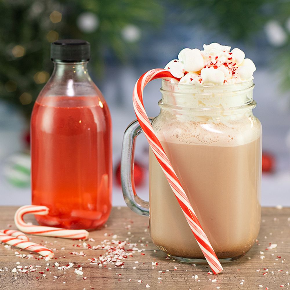 Candy Cane Hot Chocolate Cocktail Recipe