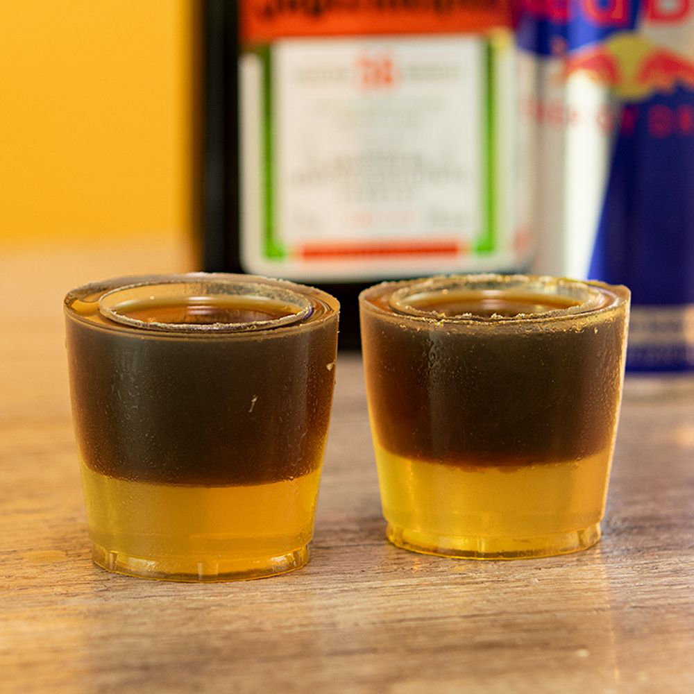 Jagerbomb Jello Shot Glasses