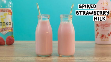 Spiked Strawberry Milk