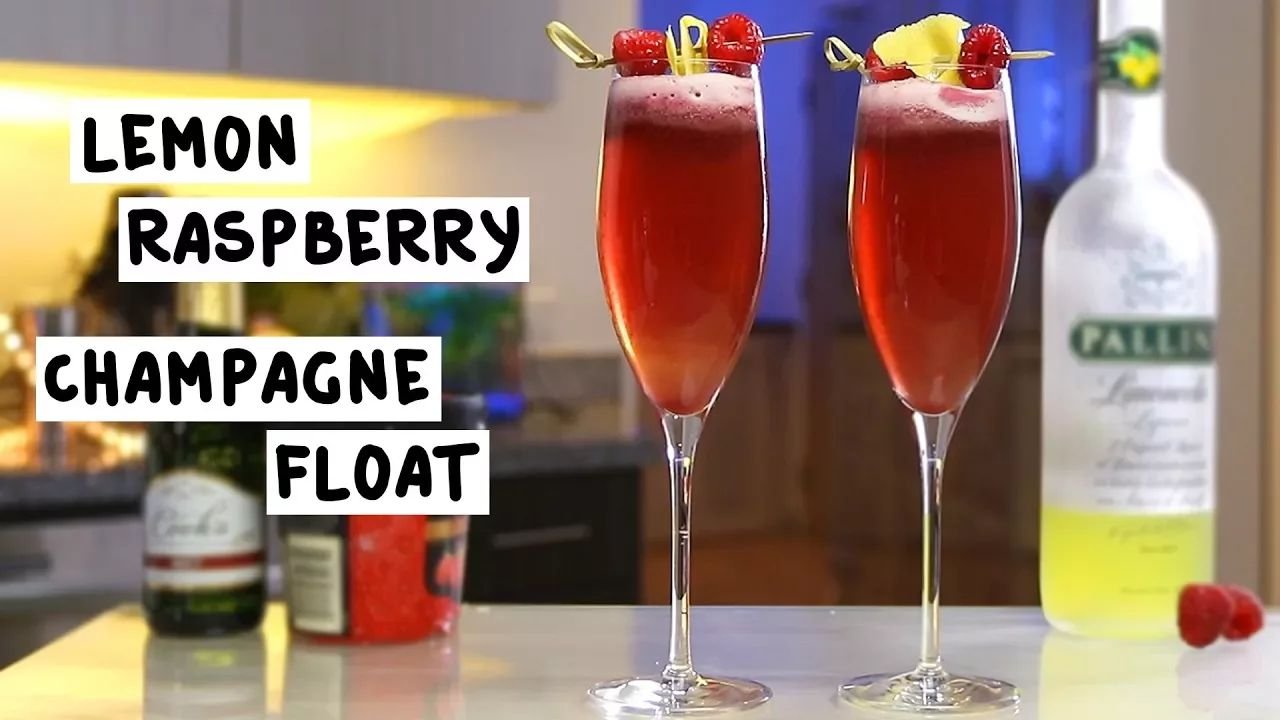 Lemon Raspberry Champagne Float thumbnail