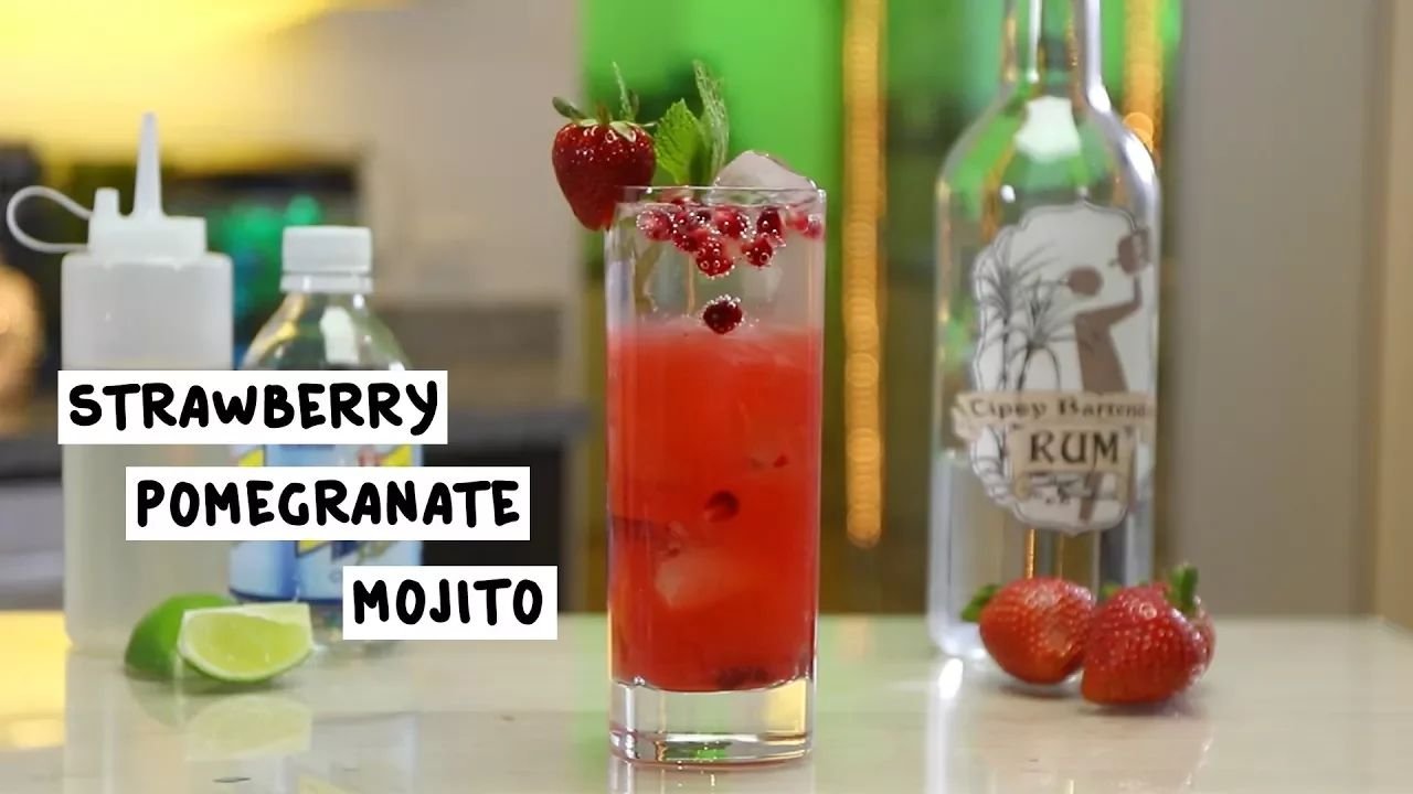 Strawberry Pomegranate Mojito thumbnail