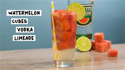 Watermelon Cubes Vodka Limeade thumbnail