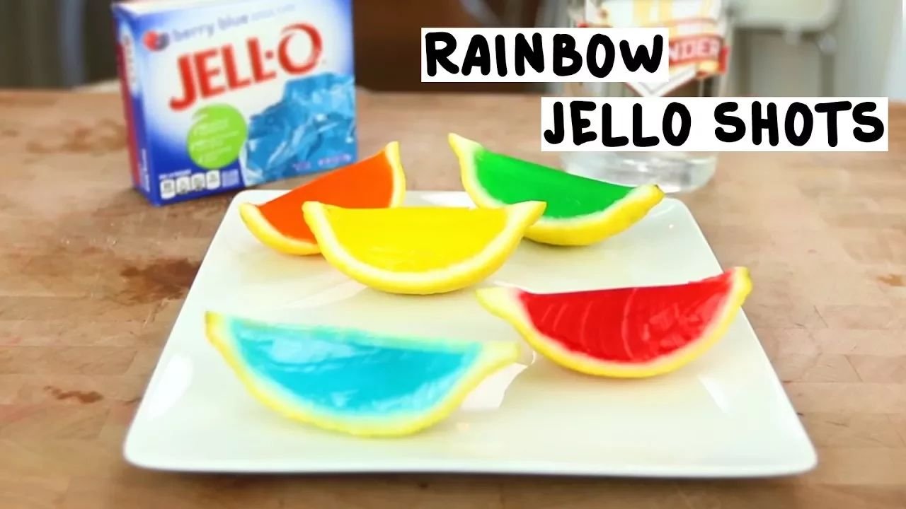 Rainbow Jello Shots thumbnail