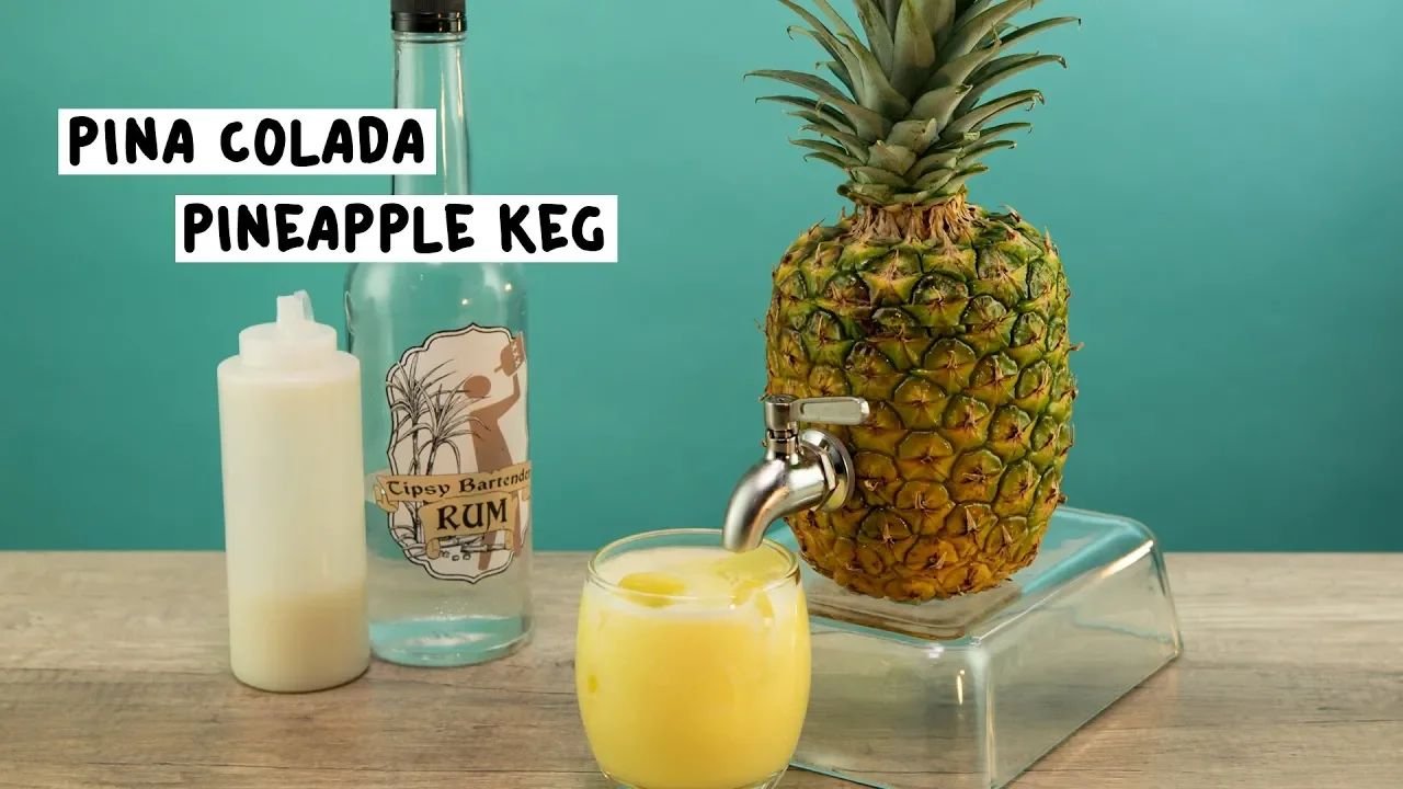 Pina Colada Pineapple Keg Cocktail Recipe