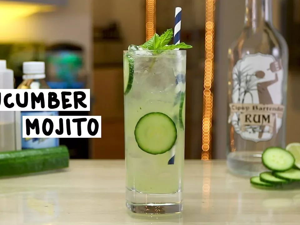 CUCUMBER MOJITO RECIPE + WonkyWonderful