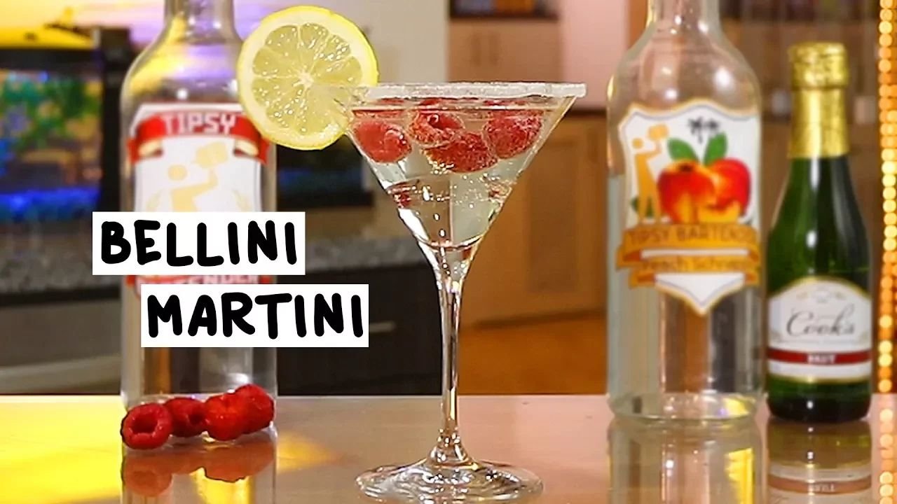 Peach Bellini Martini Drink Recipe