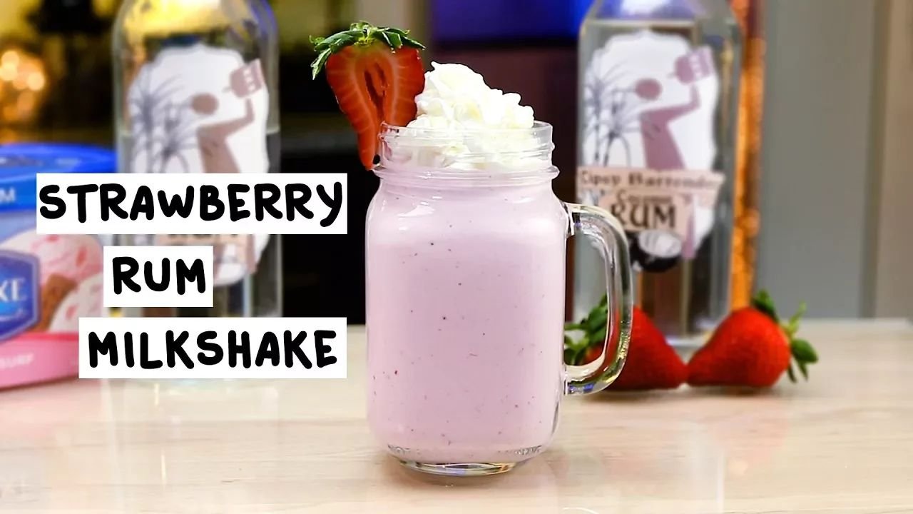 Strawberry Rum Milkshake thumbnail
