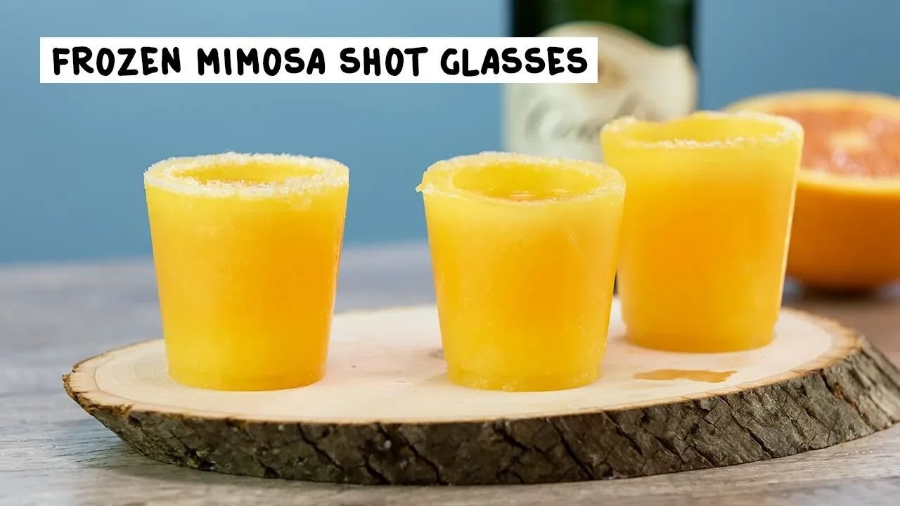 Frozen Mimosa Shot Glasses thumbnail