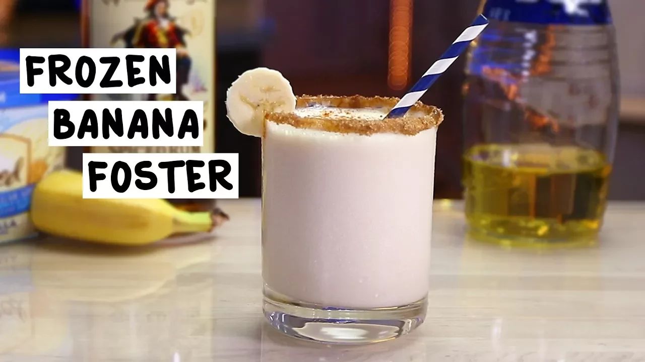 Frozen Banana Foster Cocktail Recipe