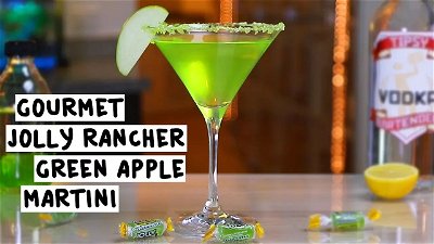 Gourmet Jolly Rancher Green Apple Martini thumbnail