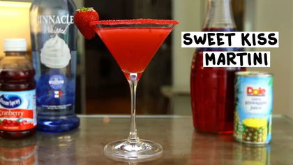 Sweet Kiss Martini Cocktail Recipe