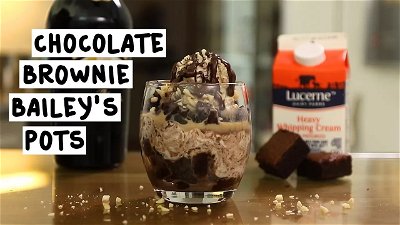 Chocolate Brownies Bailey’s Pots thumbnail