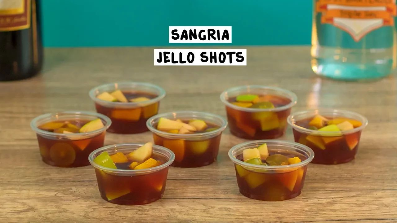 Sangria Jello Shots Cocktail Recipe