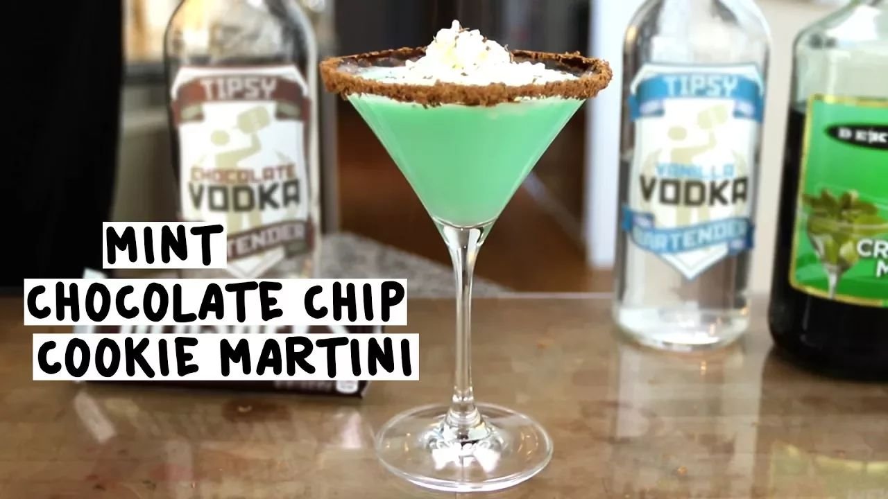 Mint Chocolate Chip Cookie Martini thumbnail