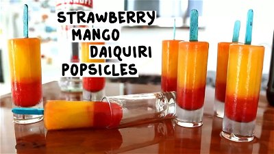 Strawberry Mango Daiquiri Popsicles thumbnail