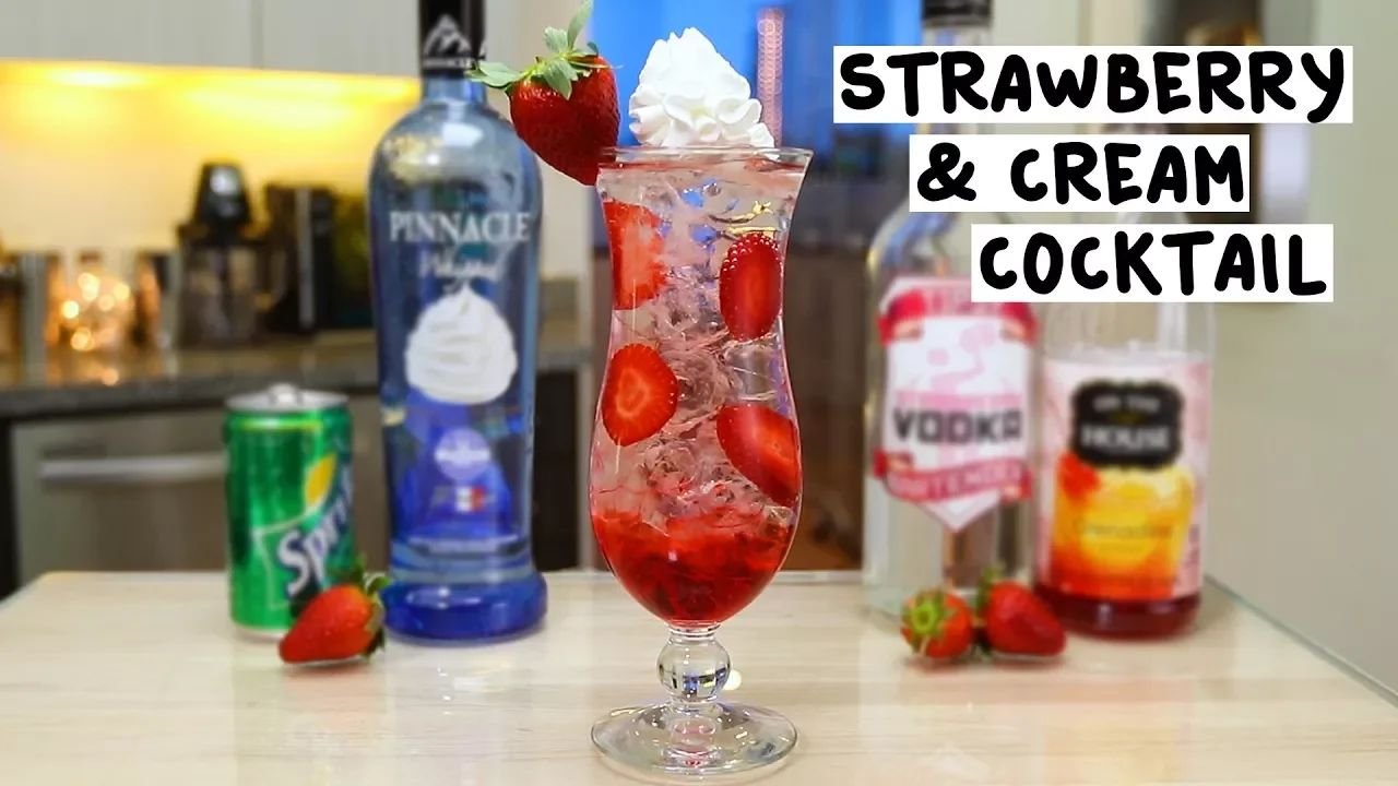 Strawberry And Cream Cocktail thumbnail