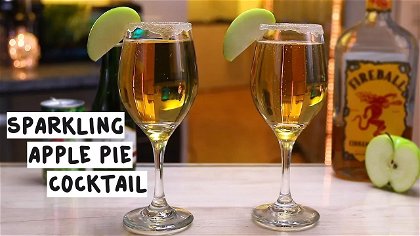 Sparkling Apple Pie Cocktail thumbnail