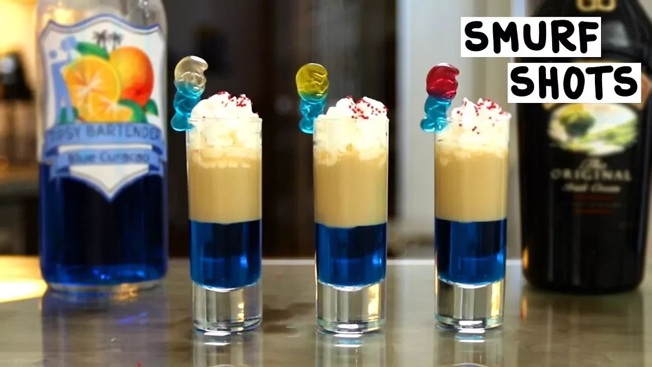 Smurf Shots Tail Recipe