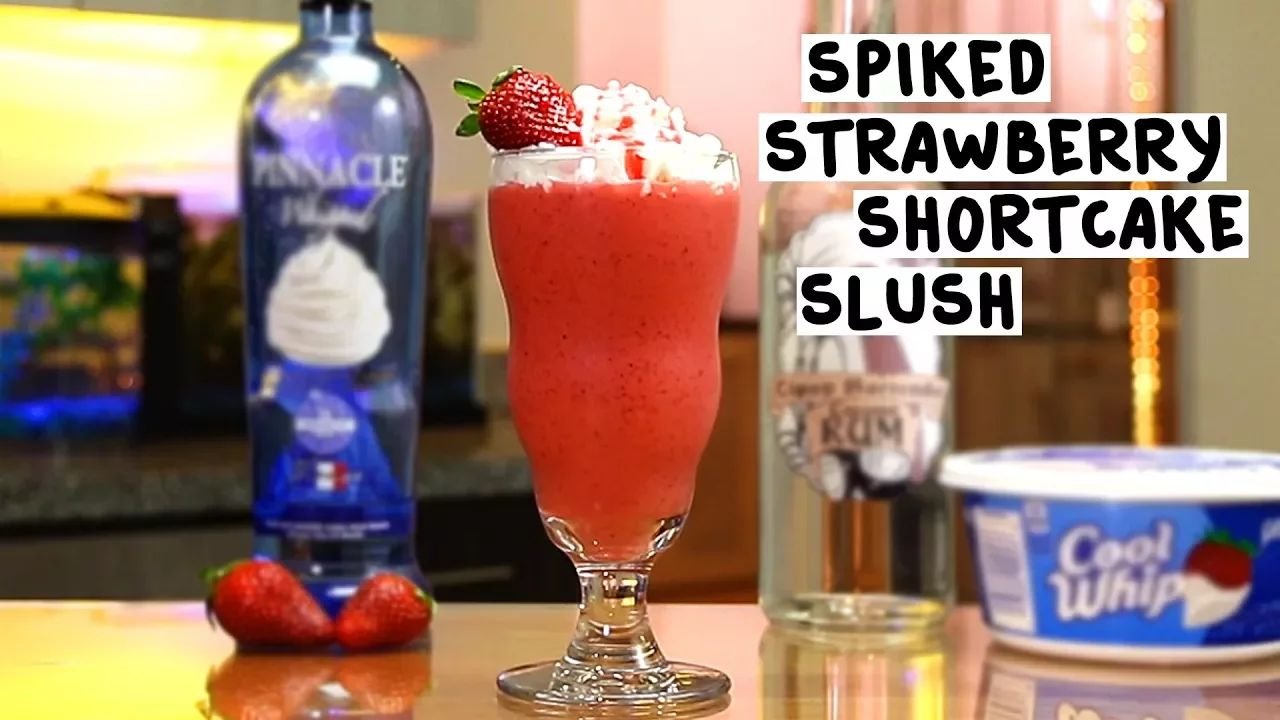 Spiked Strawberry Shortcake Slush thumbnail