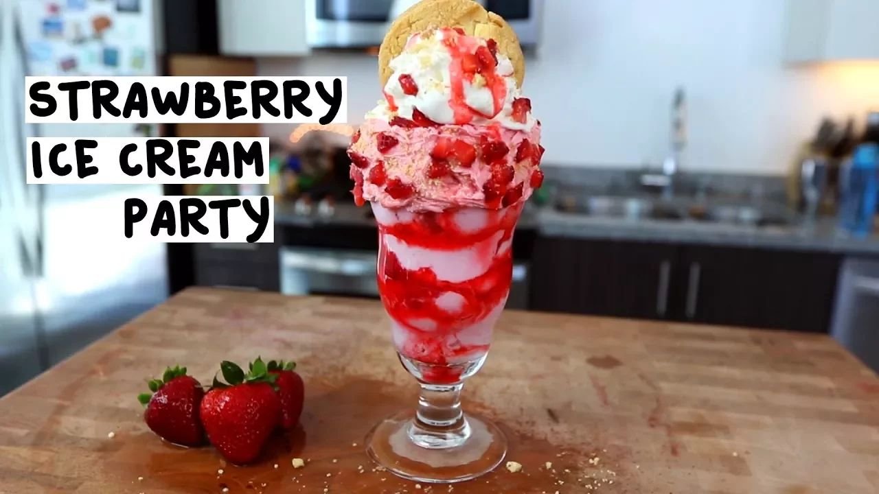 Summer Strawberry Ice Cream Party thumbnail
