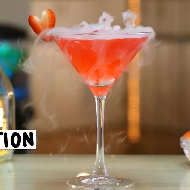 Love Potion Cocktail with Dry Ice Recipe ~ Barley & Sage