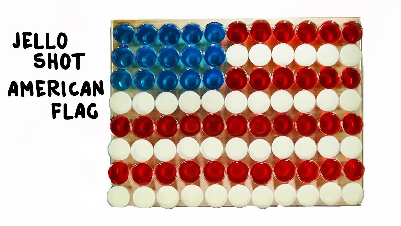 Jello Shot American Flag thumbnail