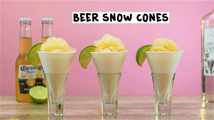 Beer Snow Cone With Tequila & Lime thumbnail