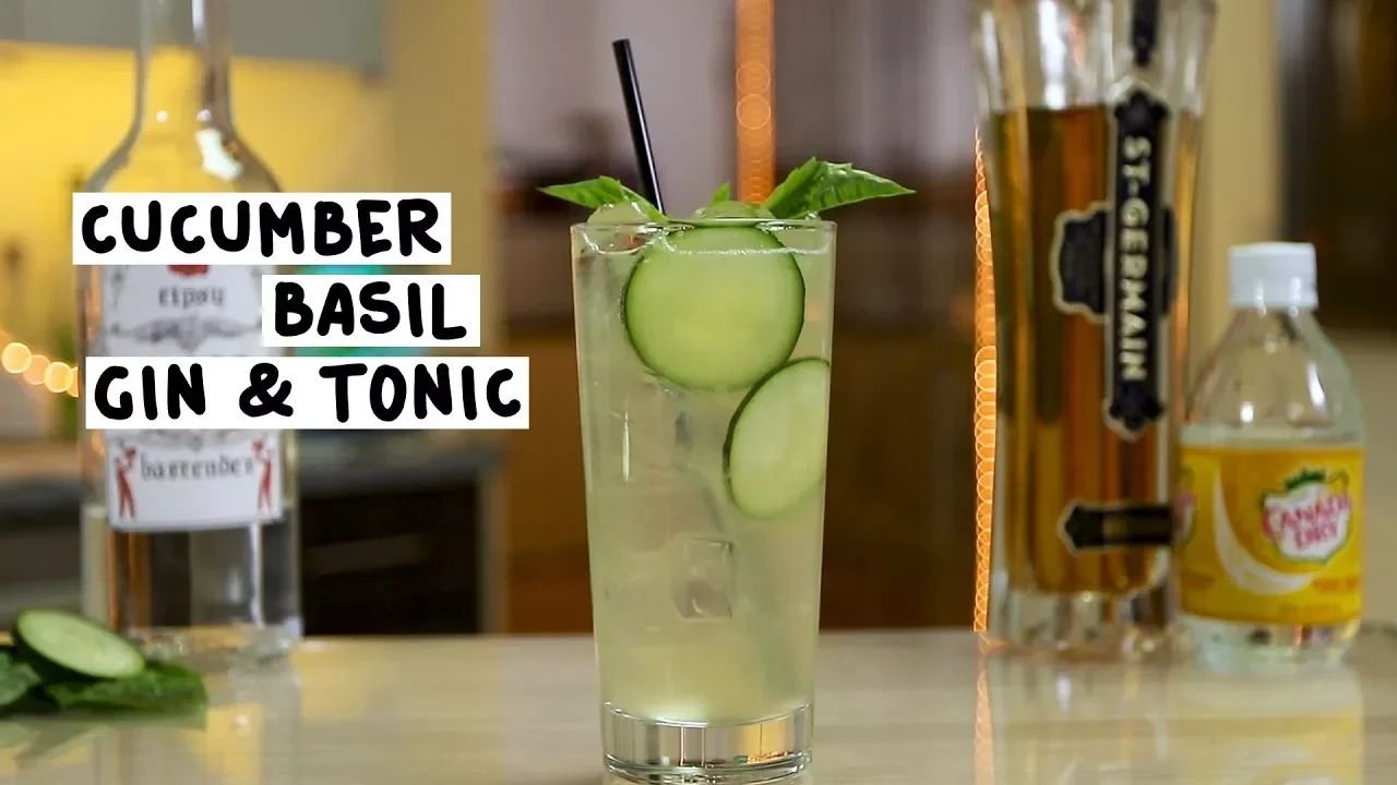 Cucumber Basil Gin & Tonic thumbnail