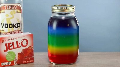 Rainbow Mason Jar Jello thumbnail