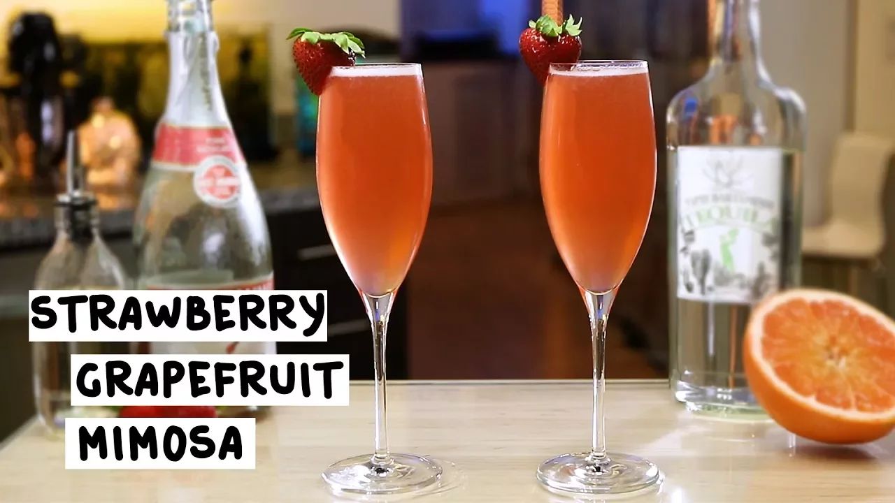 Strawberry Grapefruit Mimosa thumbnail